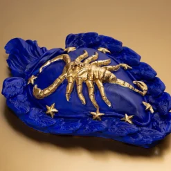Zodiaco Scorpio Ceramic Heart