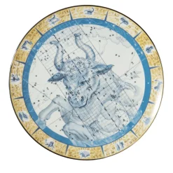 Zodiacus Taurus Decorative Porcelain Plate