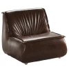 Zoe Brown Leather Lounge Chair