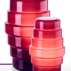 Zoe Purple Table Lamp by Doriana and Massimiliano Fuksas