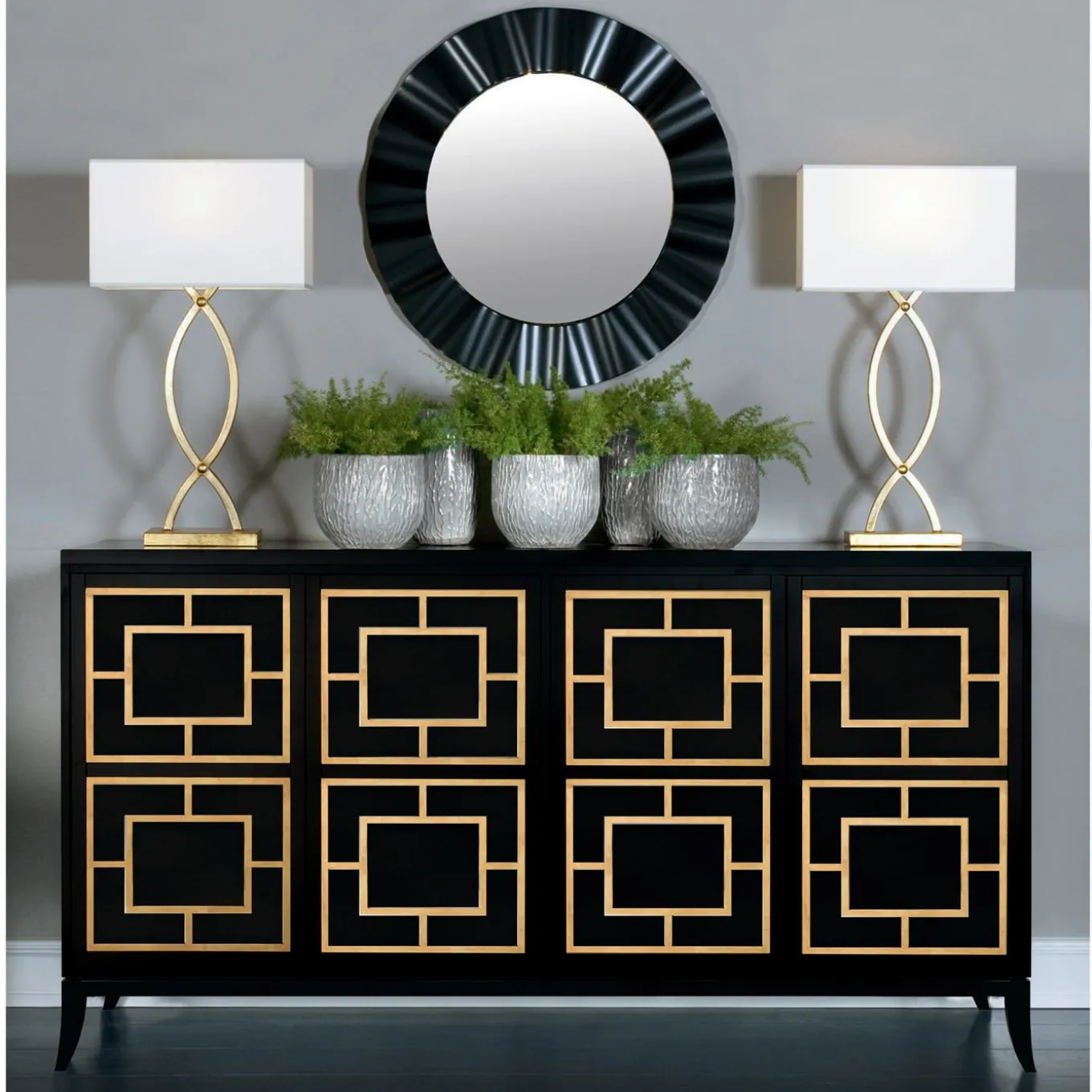 Zoe Sideboard with Curved Legs