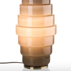 Zoe Taupe Table Lamp by Doriana and Massimiliano Fuksas