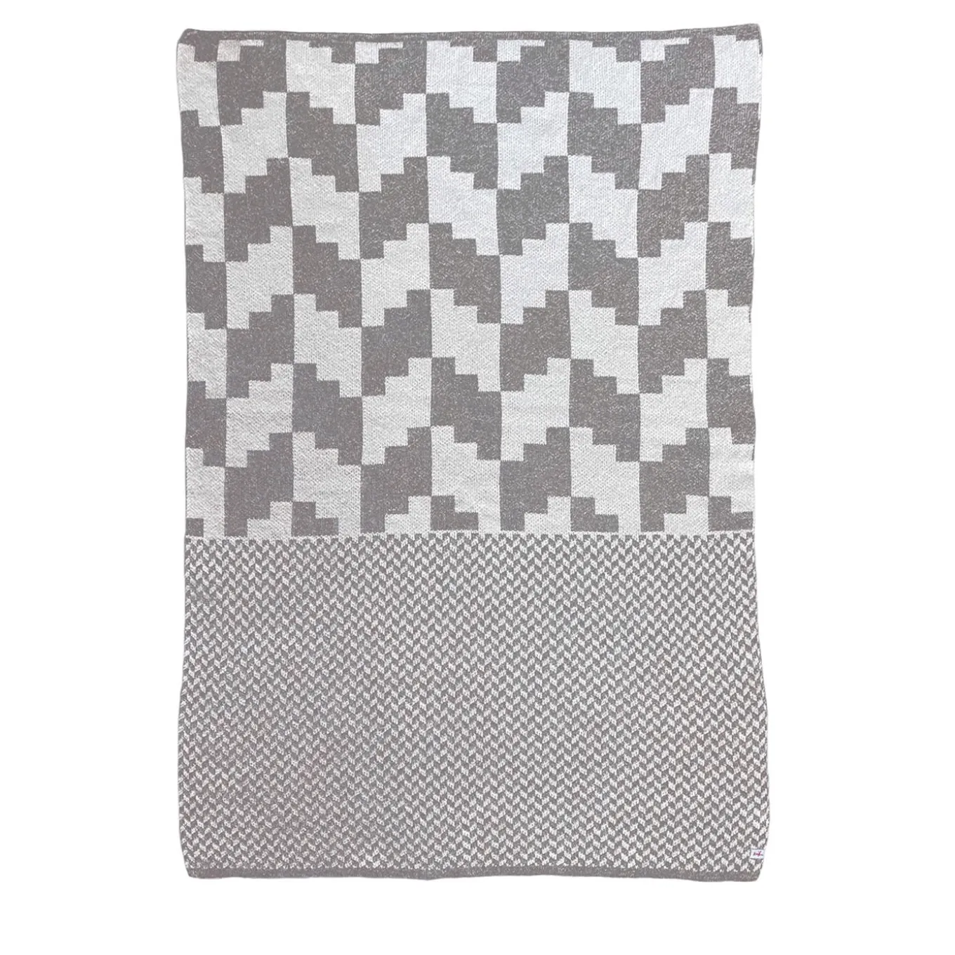 Zoom Gray & White Blanket by Emilio Salvatore Leo